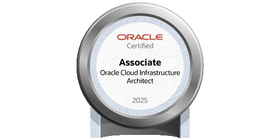 Oracle Cloud Infrastructure 2025 Architect Associate - behaald door Maarten Schoonus