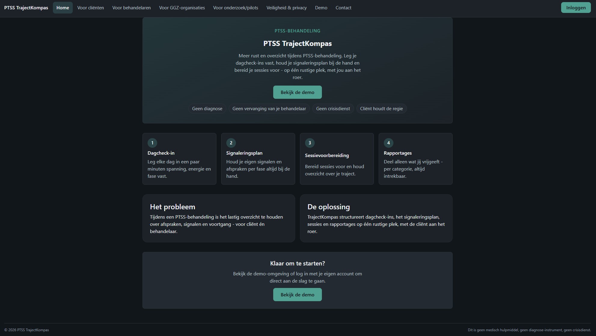 TrajectKompas - dagcheck-in, signaleringsplan en rapportages